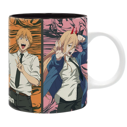 CHAINSAW MAN - Mug Heat Change - 460ml - Denji & Aki - cartonx2 - vue 3