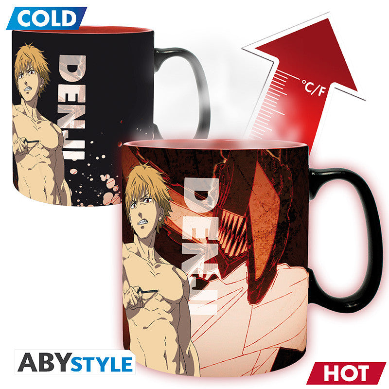 CHAINSAW MAN - Mug Heat Change - 460ml - Denji & Aki - cartonx2