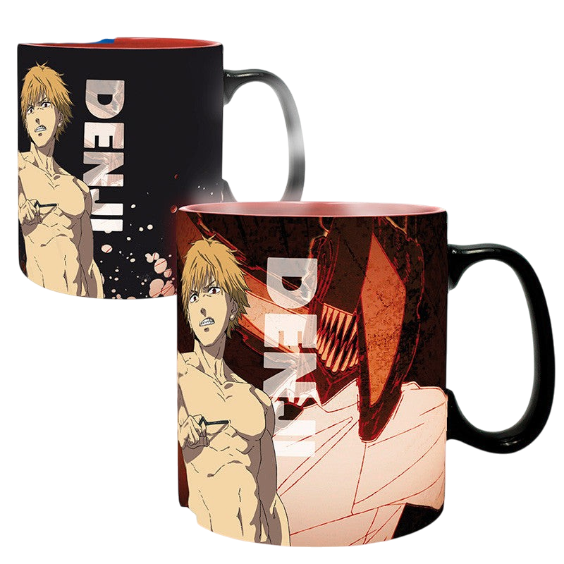 CHAINSAW MAN - Mug Heat Change - 460ml - Denji & Aki - cartonx2