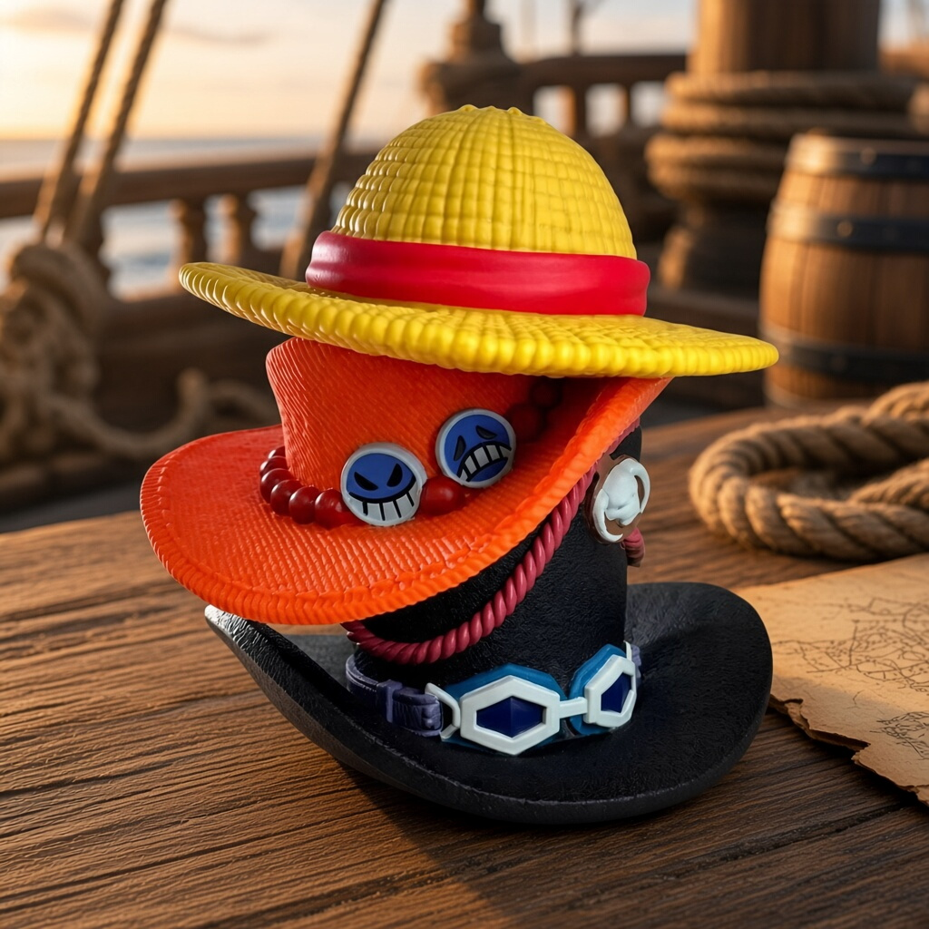 One Piece - Tirelire - Pile de chapeaux (Stack of Hats) Plastoy