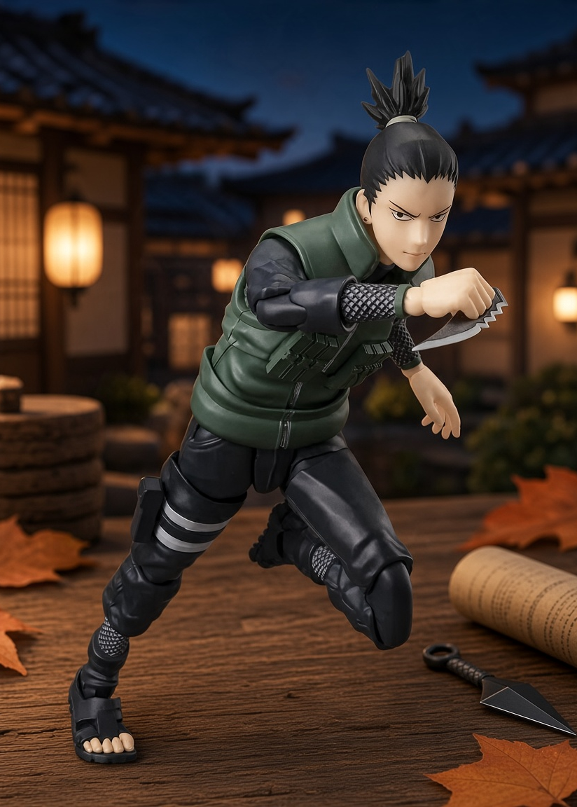 Naruto - Shikamaru Nara - Figurine S.H.Figuarts Brilliant Strategist Bandai