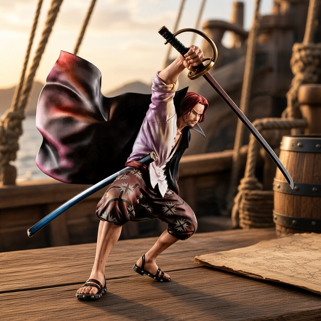 One Piece - Shanks le Roux - Statue PVC MegaHouse P.O.P MegaHouse