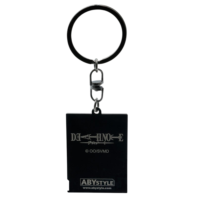 DEATH NOTE - Porte-clés 3D - Médaille X4 - vue 3