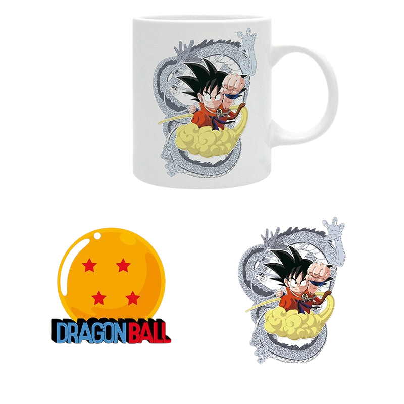 DRAGON BALL - Mug - 320 ml - DB/ Goku & Shenron - subli - boîte x2 - vue 4