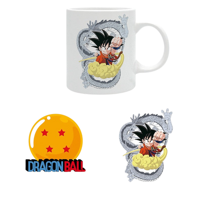 DRAGON BALL - Mug - 320 ml - DB/ Goku & Shenron - subli - boîte x2 - vue 4