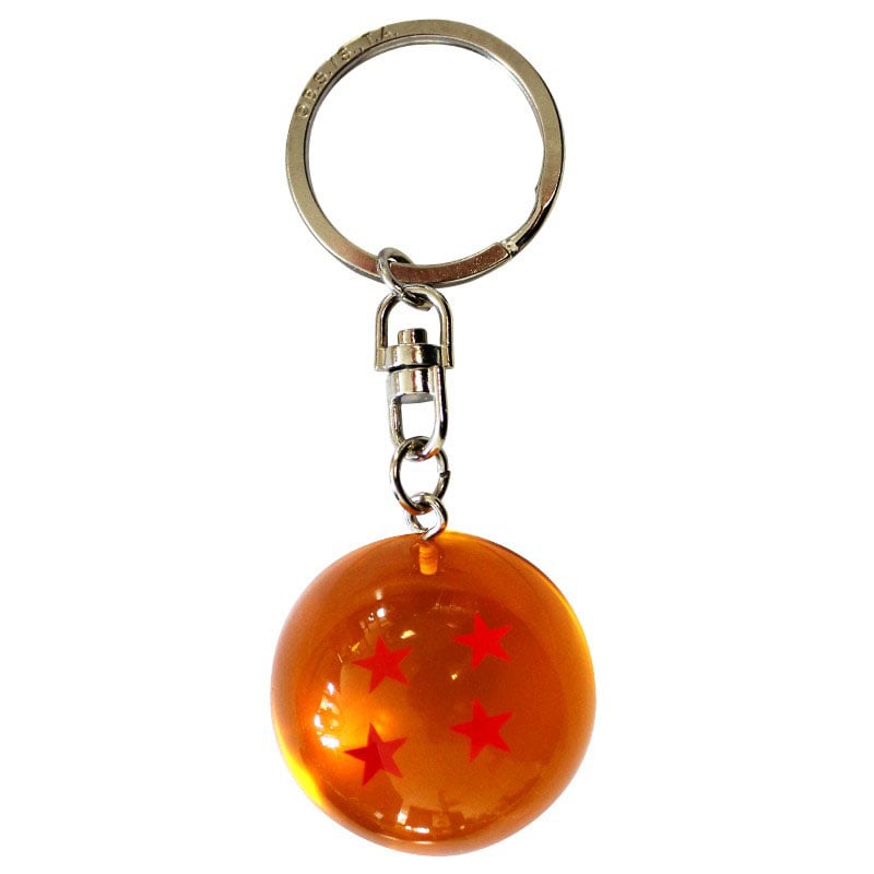 DRAGON BALL - Porte-clés 3D - DBZ/ Boule de cristal X4