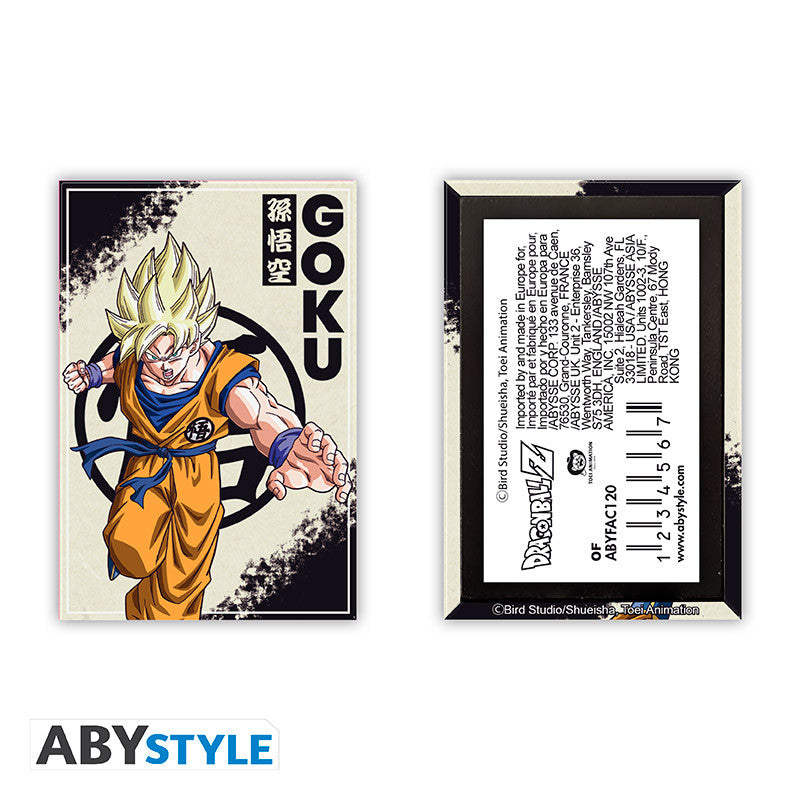 DRAGON BALL - Aimant Standard - DBZ/ Goku x4 - vue 2
