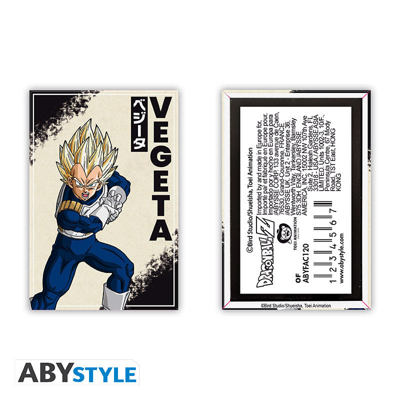 DRAGON BALL - Aimant Standard - DBZ/ Vegeta x4 - vue 3