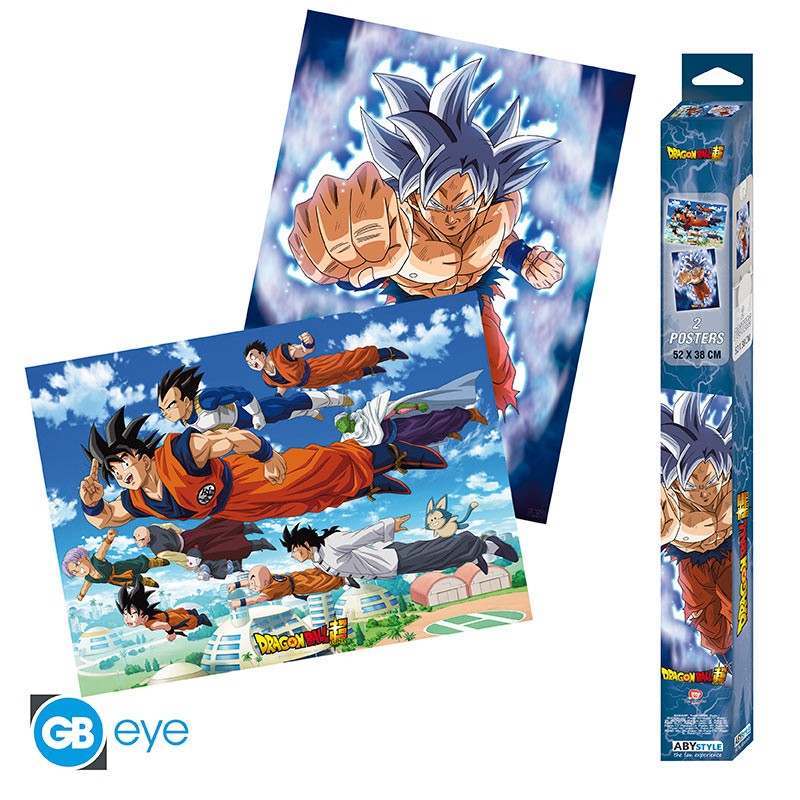 DRAGON BALL SUPER - Set 2 Posters Chibi 52x38 - Goku & amis x4