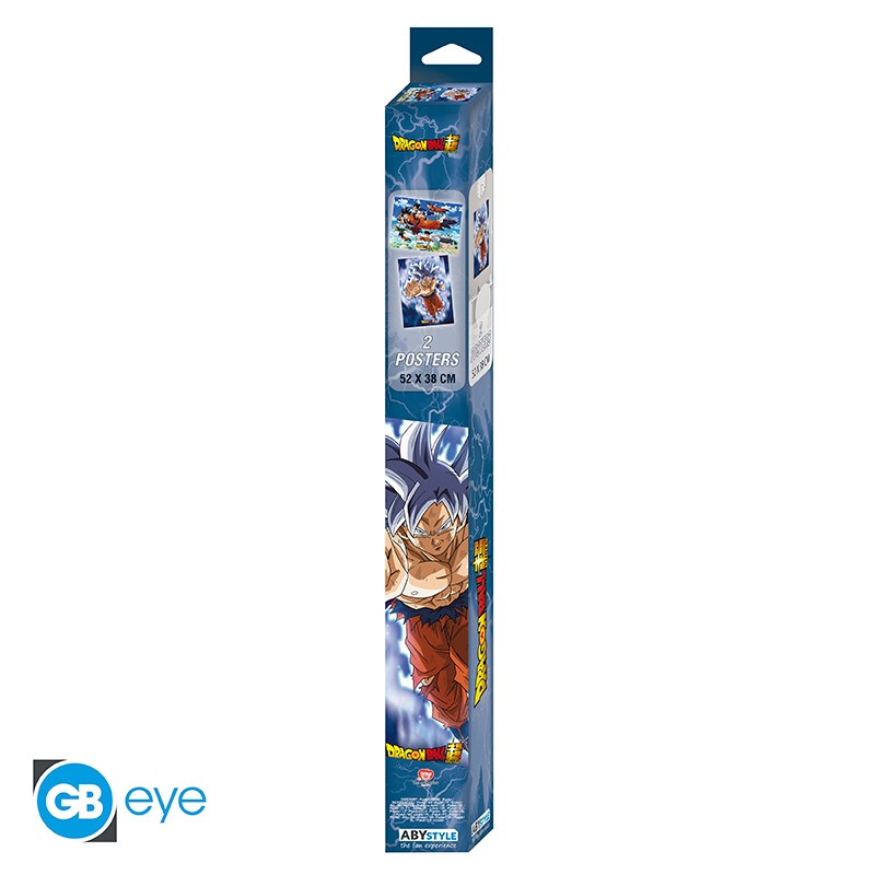DRAGON BALL SUPER - Set 2 Posters Chibi 52x38 - Goku & amis x4 - vue 3