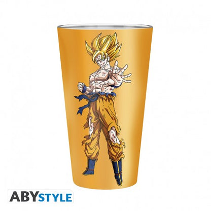DRAGON BALL - Verre XXL Premium - 400 ml - Goku Saiyan - boîte x2 - vue 2
