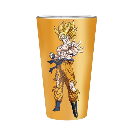 DRAGON BALL - Verre XXL Premium - 400 ml - Goku Saiyan - boîte x2 - vue 2