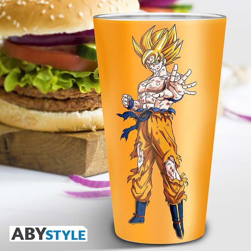 DRAGON BALL - Verre XXL Premium - 400 ml - Goku Saiyan - boîte x2 - vue 4