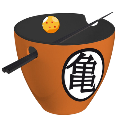 Dragon Ball - Bol à ramen avec baguettes - Symboles Goku