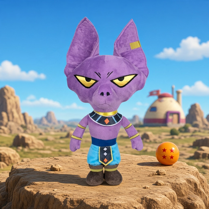 Dragon Ball Super - Peluche - Beerus (31 cm) Nippon Doki