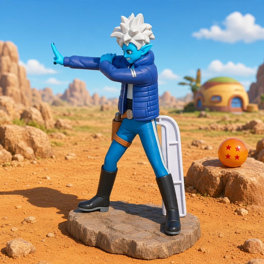 Dragon Ball - Glorio - Figurine avec Panel 14cm Banpresto