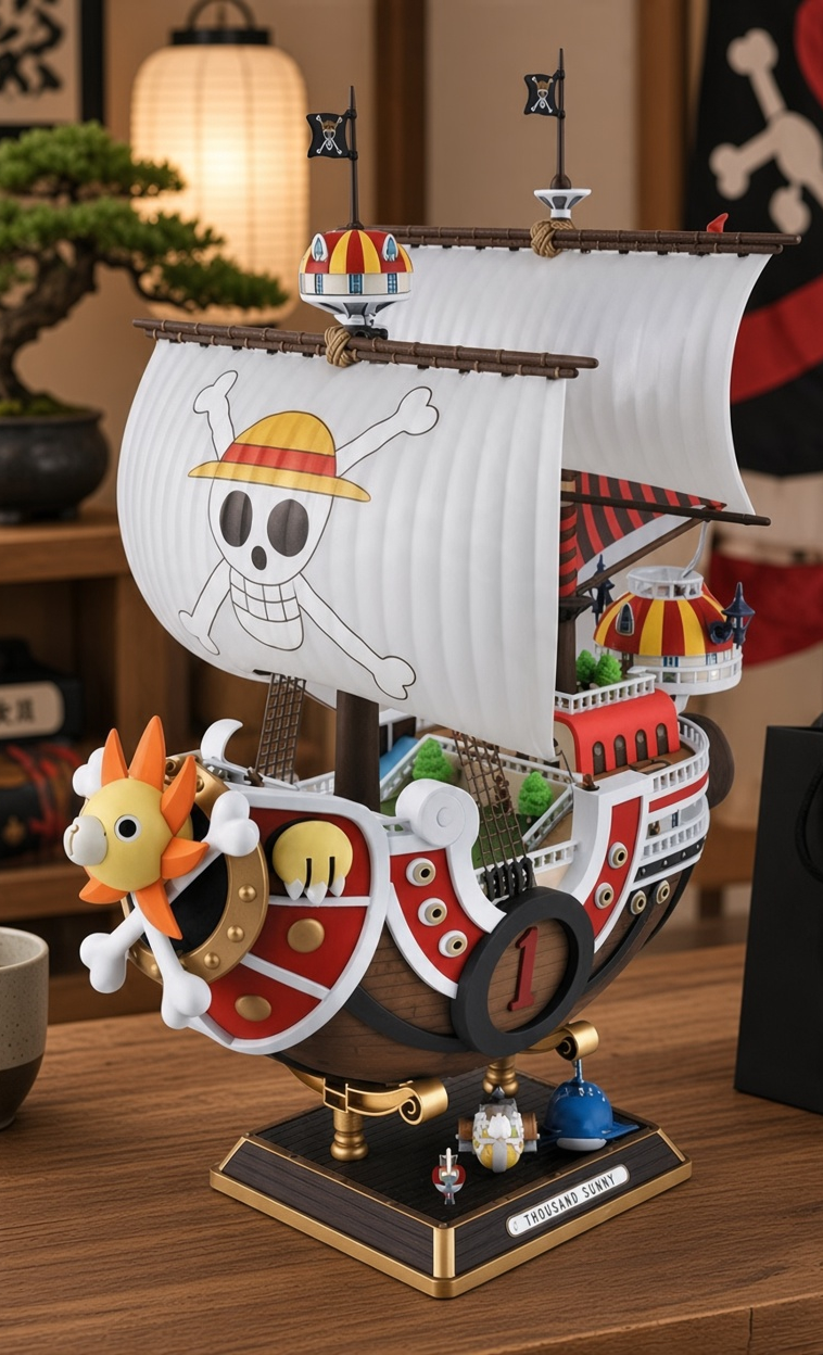 Thousand Sunny Land of Wanokuni Ver. - Model Kit 30cm Bandai