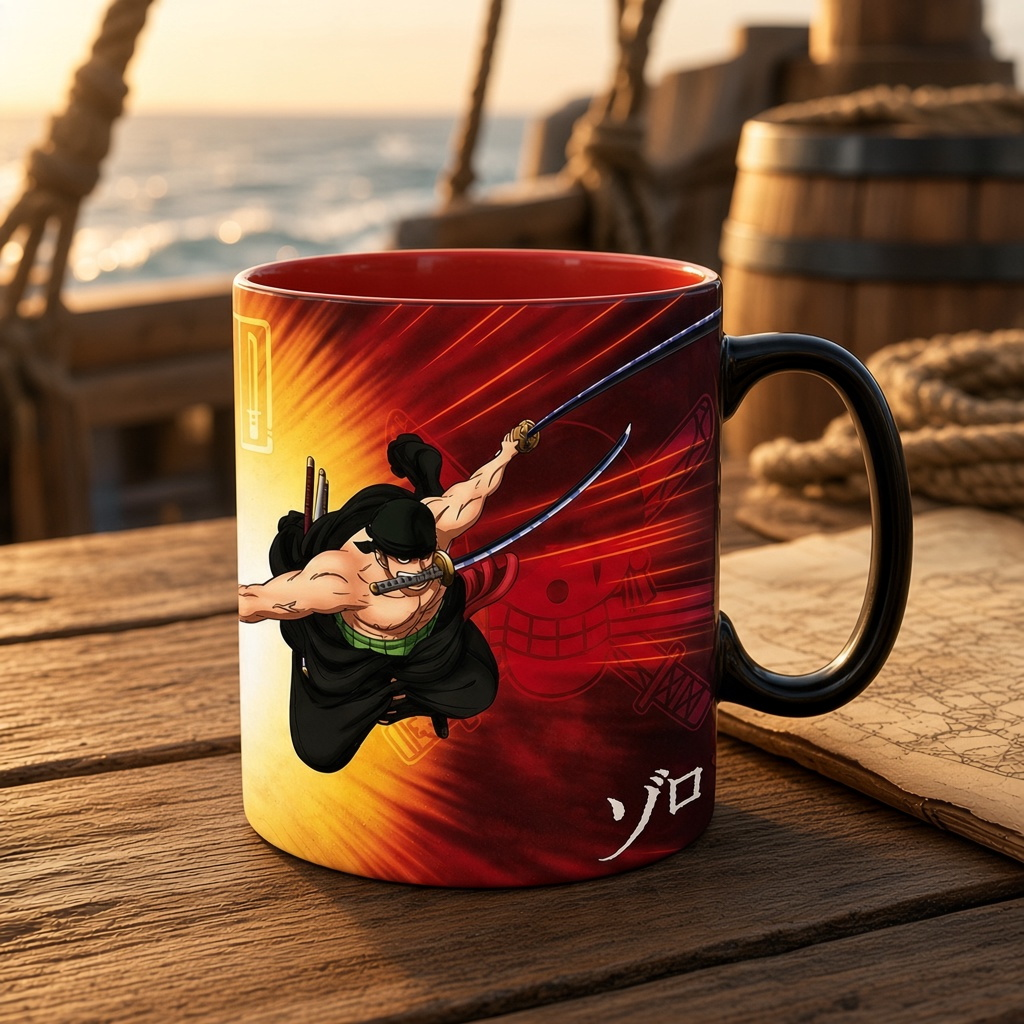 One Piece Mug Heat Change - 460 ml - Zoro & Sanji ABYstyle