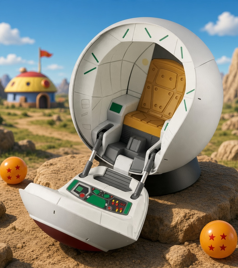 Capsule Spatiale Saiyan - Kit Figure-Rise Mecha Bandai