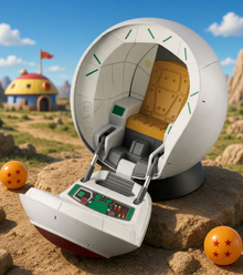 Capsule Spatiale Saiyan - Kit Figure-Rise Mecha Bandai