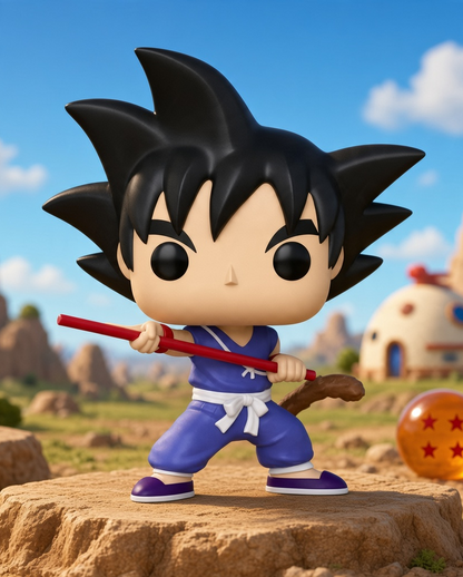 Dragon Ball - Son Goku avec Nyoibou - Figurine POP N°1922 Funko