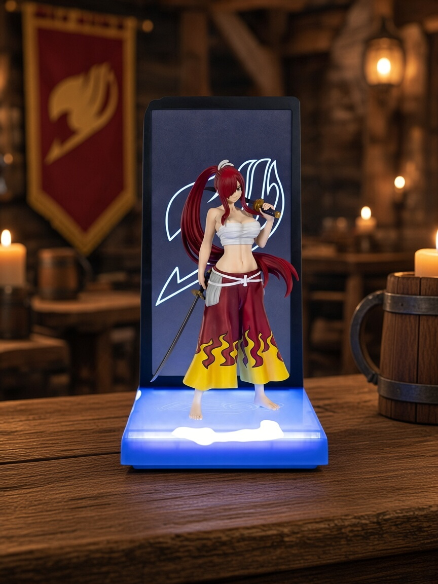 Fairy Tail - Erza Scarlet - Statuette NEON TSUME TSUME