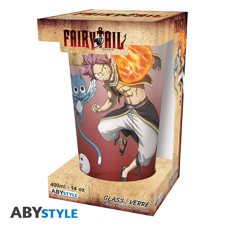 FAIRY TAIL - Verre XXL - 400 ml - Natsu, Lucy, Happy & Plue S7 - x2 - vue 4