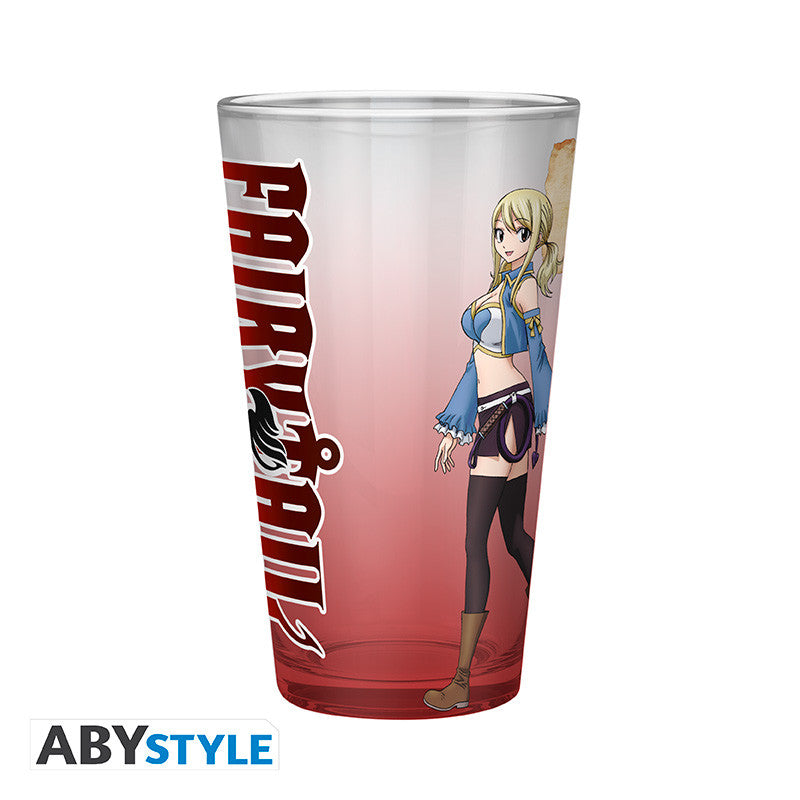 FAIRY TAIL - Verre XXL - 400 ml - Natsu, Lucy, Happy & Plue S7 - x2 - vue 3