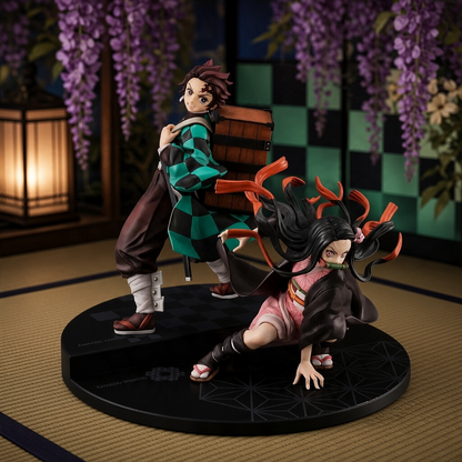 Demon Slayer - Tanjiro & Nezuko - Statuette GEM Brother & Sister MegaHouse