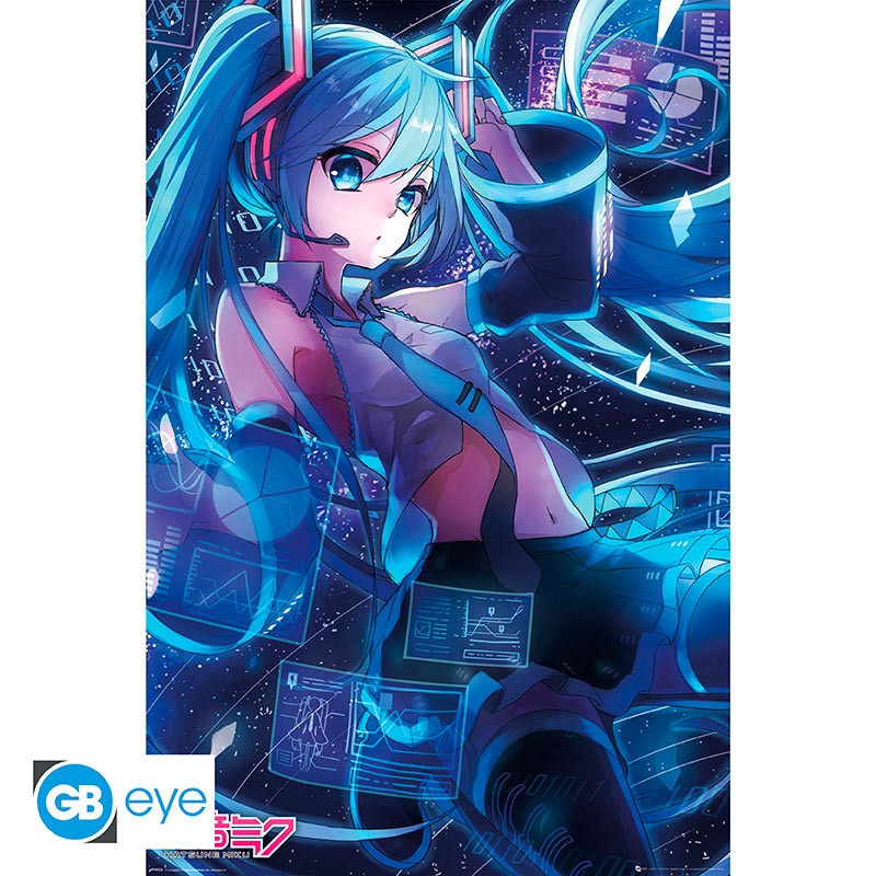 Hatsune Miku Poster Maxi 91,5x61 FSC MIX - Fleurs de cerisier