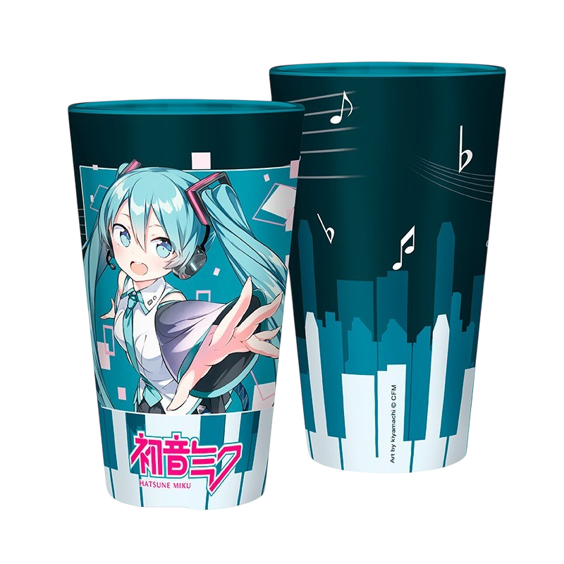 HATSUNE MIKU - Verre XXL - 400 ml - Ville Musicale - boîte x2 - vue 4