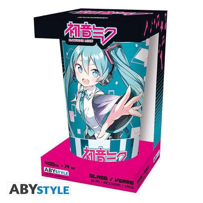 HATSUNE MIKU - Verre XXL - 400 ml - Ville Musicale - boîte x2 - vue 3