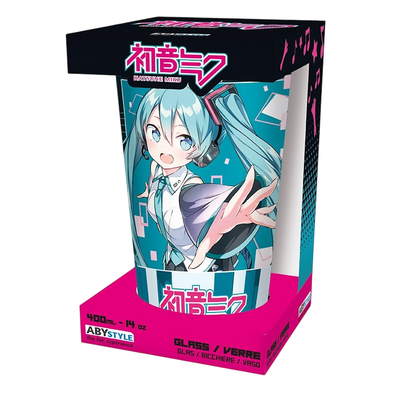 HATSUNE MIKU - Verre XXL - 400 ml - Ville Musicale - boîte x2 - vue 3