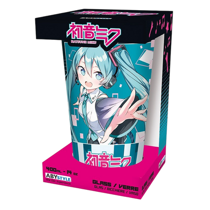 HATSUNE MIKU - Verre XXL - 400 ml - Ville Musicale - boîte x2 - vue 3