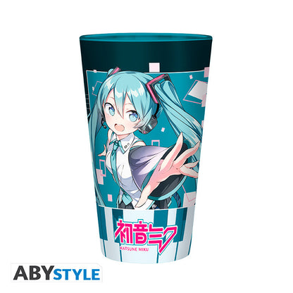 HATSUNE MIKU - Verre XXL - 400 ml - Ville Musicale - boîte x2
