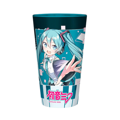 HATSUNE MIKU - Verre XXL - 400 ml - Ville Musicale - boîte x2