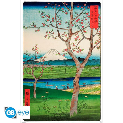 HIROSHIGE - Poster Maxi 91,5x61 FSC MIX - La périphérie de Koshiga