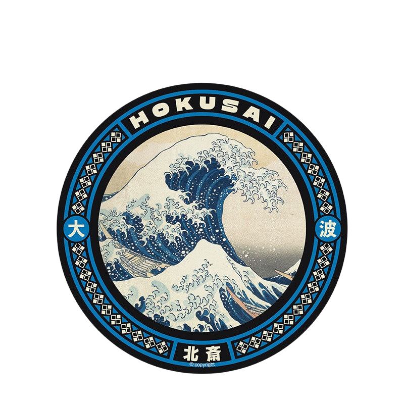 HOKUSAI - Dessous de verre en céramique "Grande Vague"