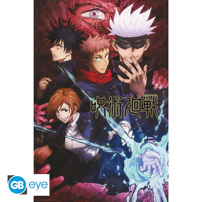 JUJUTSU KAISEN - Poster Maxi 91,5x61 - Itadori & Gojo x2 - vue 2
