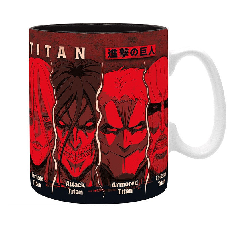 ATTACK ON TITAN - Mug Heat Change - 460 ml-TitanS3- carton x2 V2 - vue 4