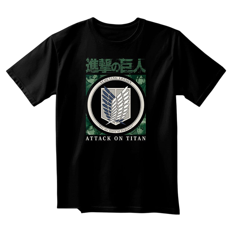 Attack on Titan Tshirt Bataillon d'exploration - vue 2