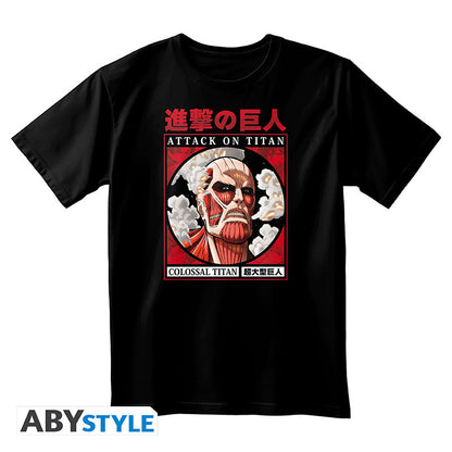 Attack on Titan Tshirt Titan Colossal - ABYstyle