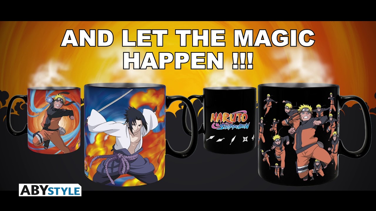 NARUTO SHIPPUDEN - Mug Heat Change - 460 ml -Kakashi/Itachi-carx2  DT - vue 3