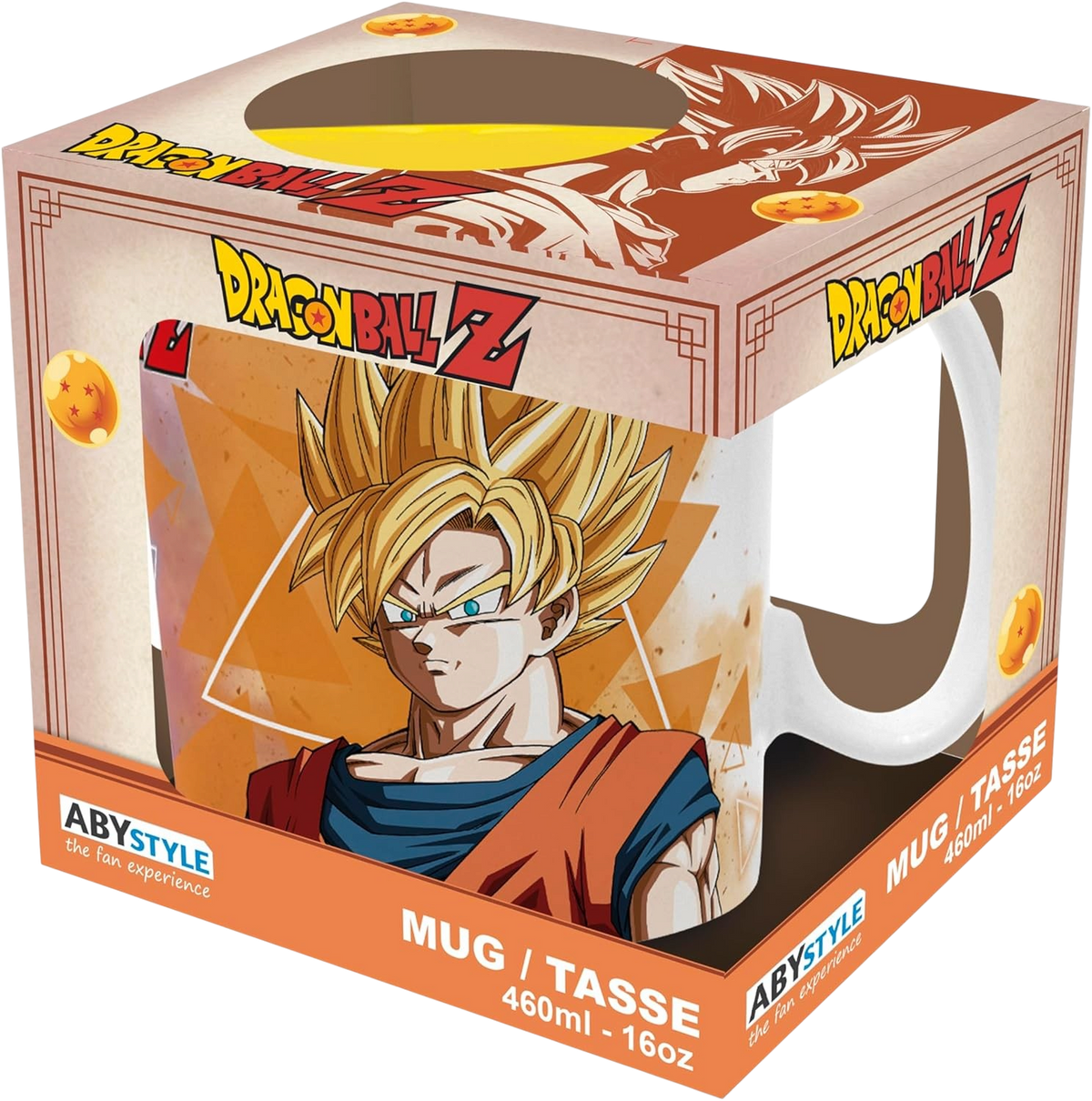 DRAGON BALL - Mug - 460 ml - DBZ Goku & Vegeta - subli -boîtex2 - vue 2