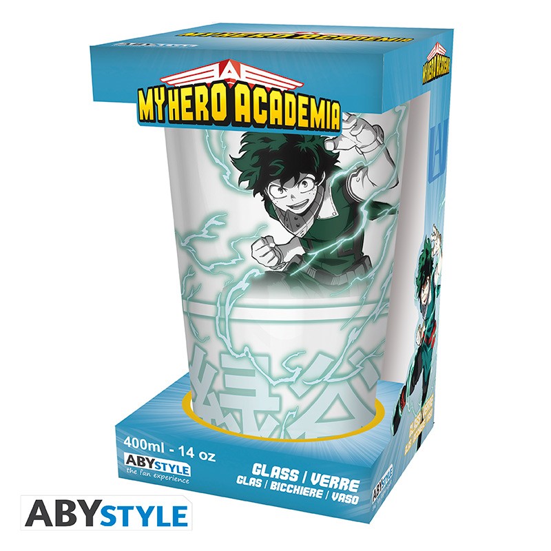 MY HERO ACADEMIA - Verre XXL - 400 ml - Izuku & Bakugo - boîte x2 - vue 3