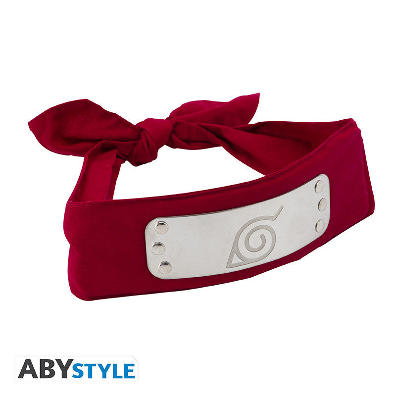 NARUTO SHIPPUDEN - Bandeau - Konoha Rouge - Taille adulte
