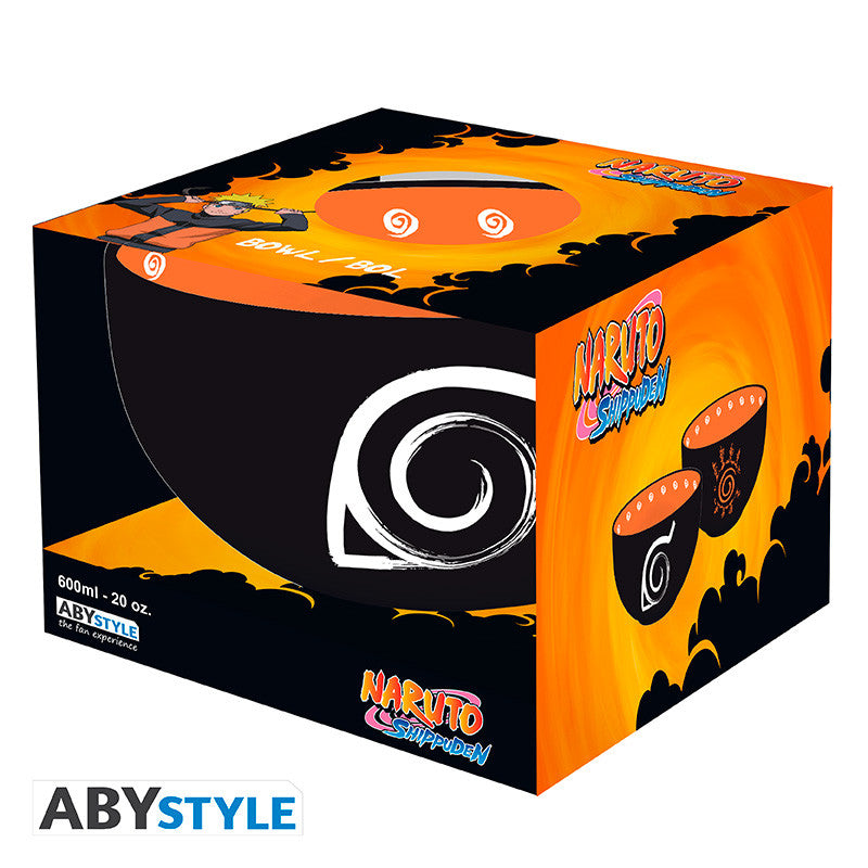 NARUTO SHIPPUDEN - Bol - 600 ml - "Konoha" boîte carton x2