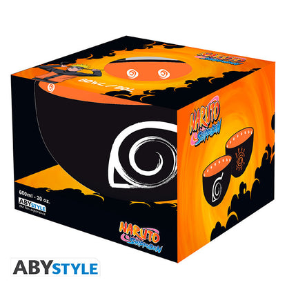 NARUTO SHIPPUDEN - Bol - 600 ml - "Konoha" boîte carton x2