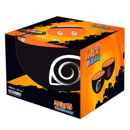 NARUTO SHIPPUDEN - Bol - 600 ml - "Konoha" boîte carton x2
