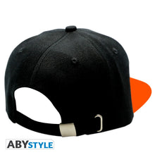 NARUTO SHIPPUDEN - Casquette snapback - Noir & Orange - Konoha x2 - vue 2